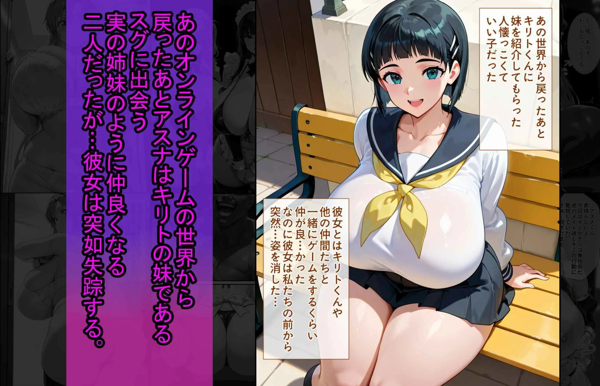 爆乳J●  アスナちゃんが巨根おじさんに寝取られる  話8 画像3